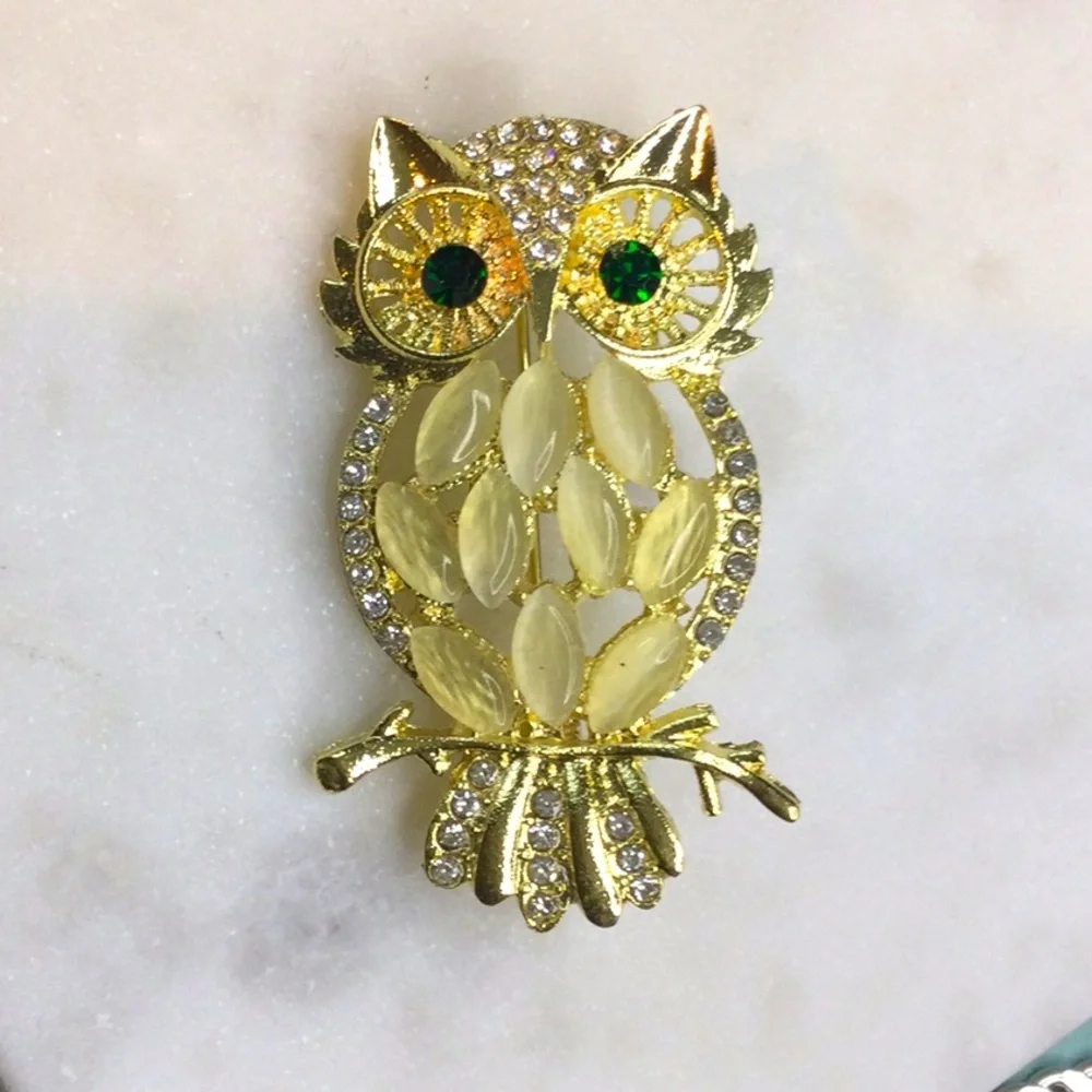 Owl Brooch